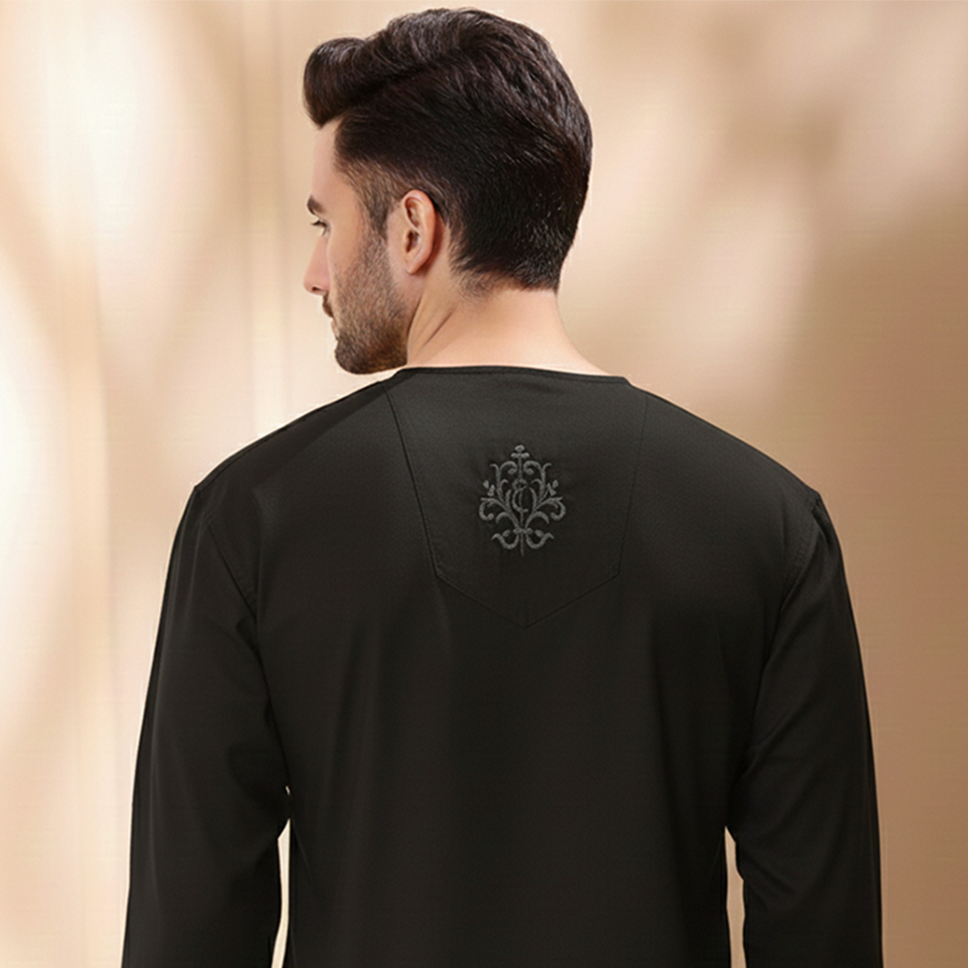 Poly Viscose Tap Shoe Modern Fit Plain Suit