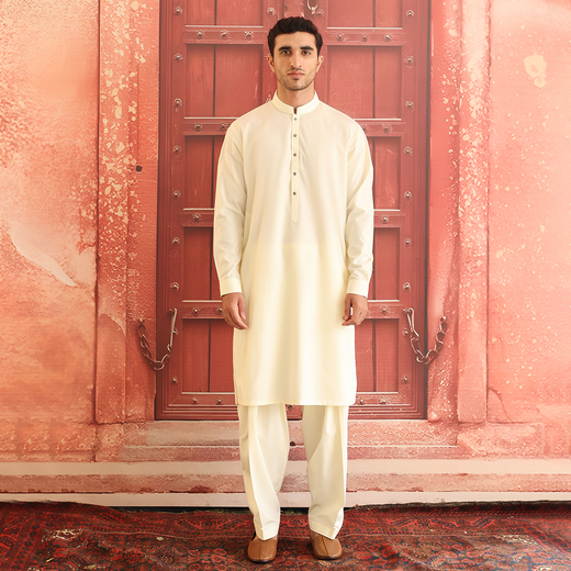 PV Vanilla Ice Classic Fit Plain Kameez Shalwar