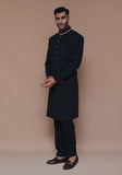 Premium Georgette Black Couture Sherwani