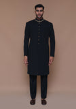 Premium Georgette Black Couture Sherwani