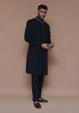 Premium Georgette Black Couture Sherwani