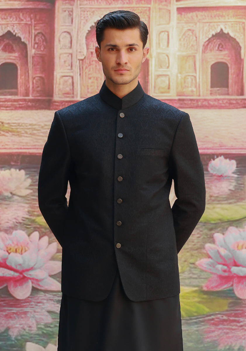 Premium Karandi Jamawar  Tap Shoe Traditional Jacket