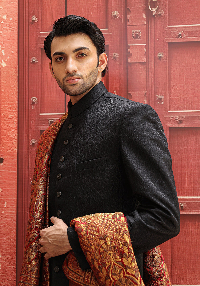 Premium PV Maroon Traditional Shawl