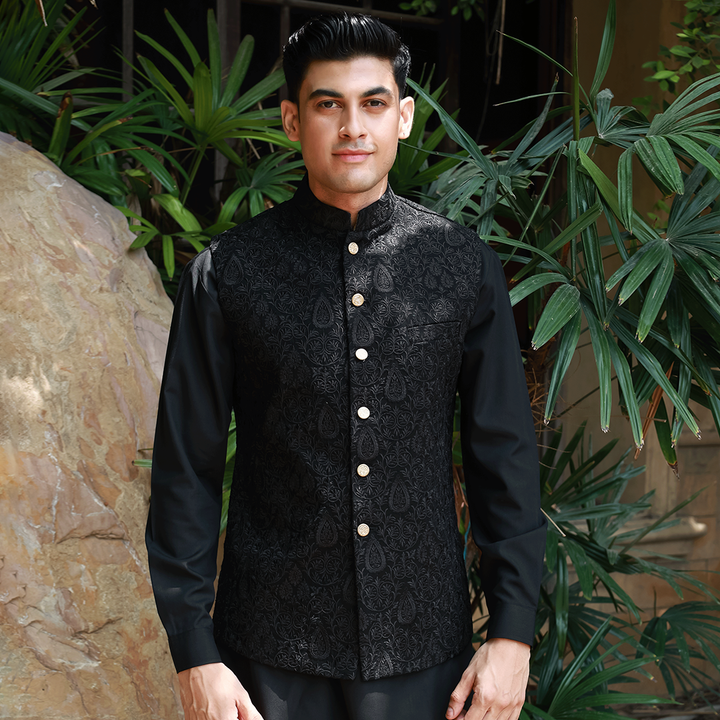 Premium Satin Silk Tap Shoe Traditional Waistcoat