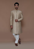 Premium Zari Karandi Jamawar Sesame Couture Sherwani