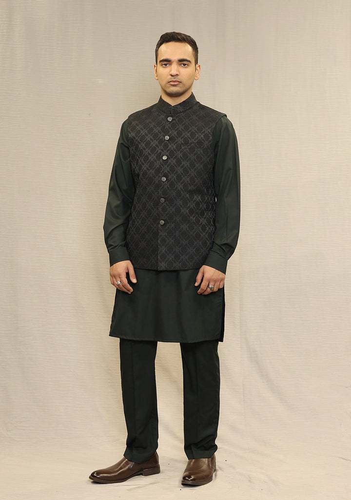 Jamawar Tap Shoe Slightly Defected Waistcoat