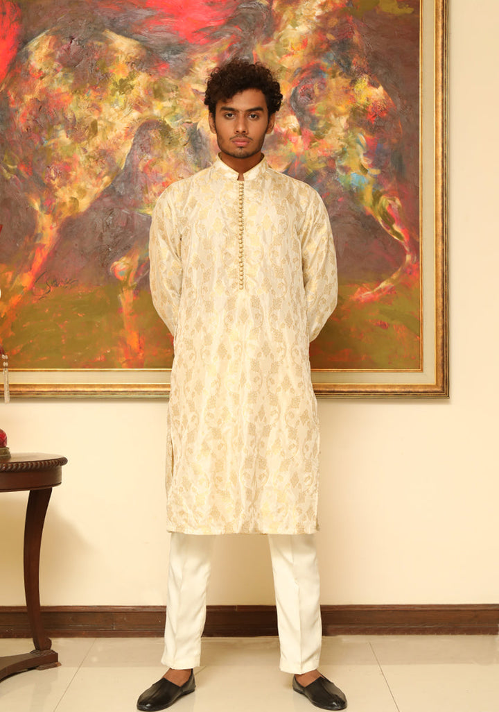 Couture Off White Kurta Pajama