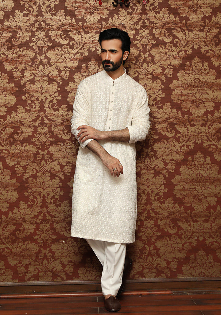 Couture White Kurta Pajama