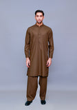 Basic Poly Viscose  Dark Olive  Classic Fit Suit