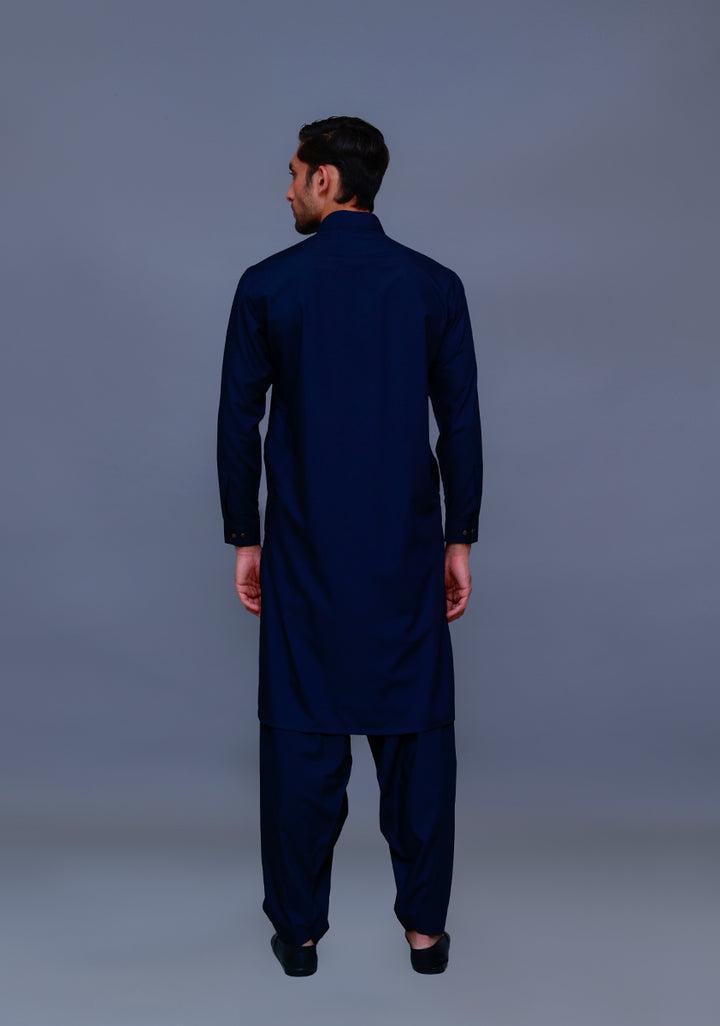 Basic Poly Viscose Salute Classic Fit Suit