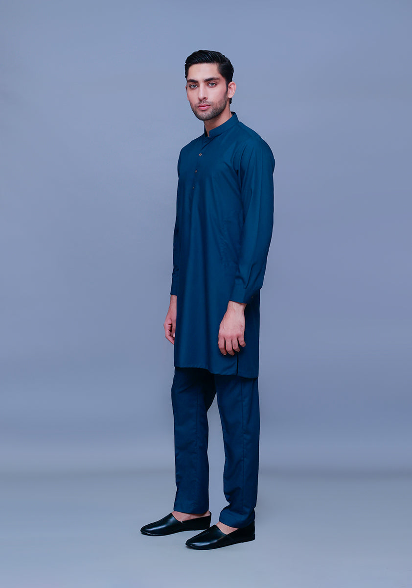 PV Reflecting Pond Slim Fit Plain Kurta Pajama