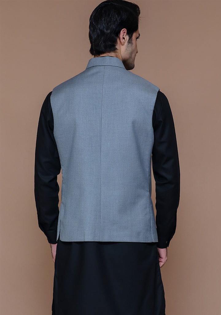 Suiting Grey Traditional Slightly Defected Waistcoat