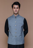 Basic Suiting Steel Grey Traditional Waistcoat