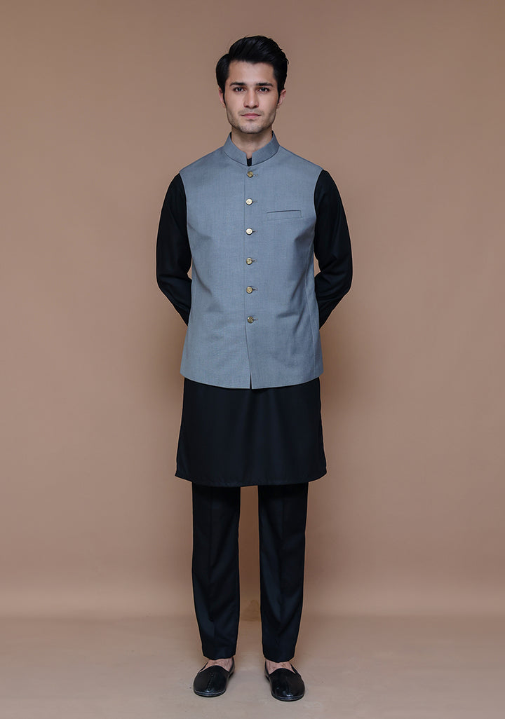 Suiting Grey Traditional Slightly Defected Waistcoat