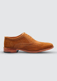 Premium Suede Leather Oxford Mustard Shoes