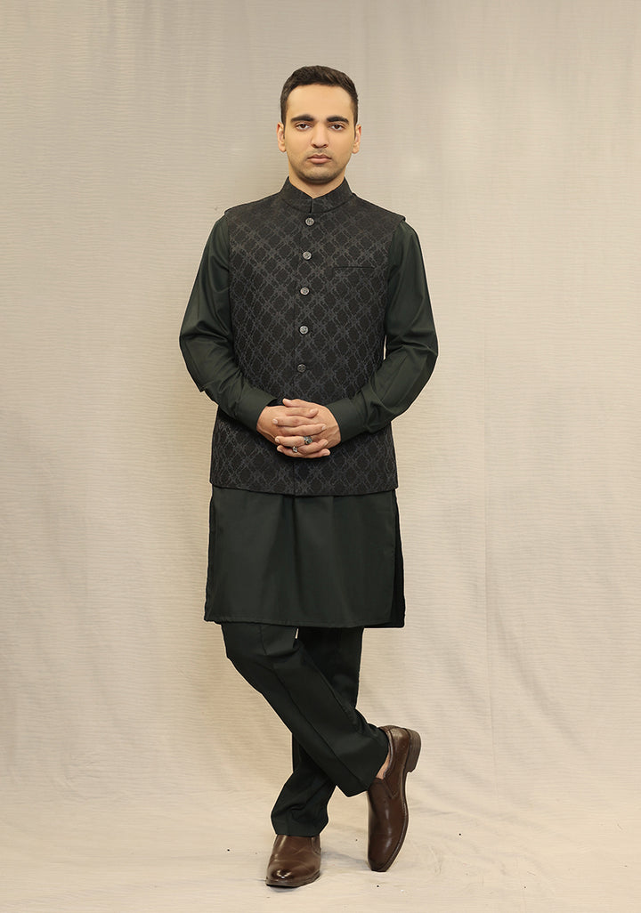 Jamawar Tap Shoe Slightly Defected Waistcoat