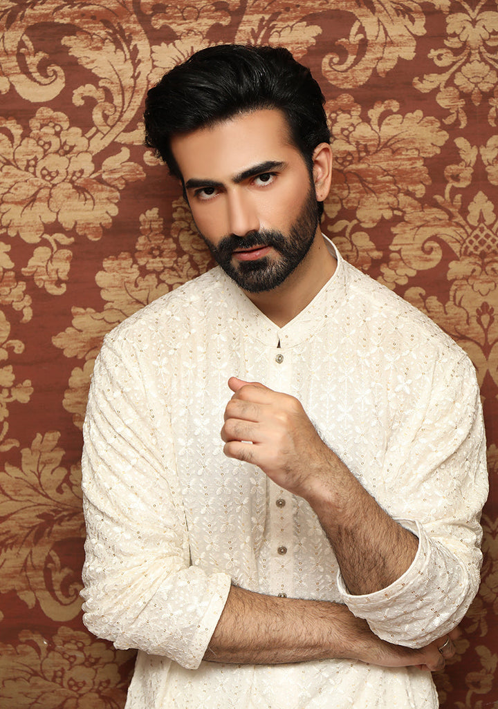Couture White Kurta Pajama
