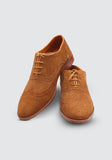 Premium Suede Leather Oxford Mustard Shoes