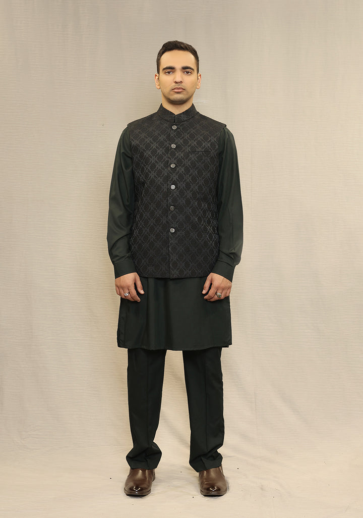 Jamawar Tap Shoe Slightly Defected Waistcoat