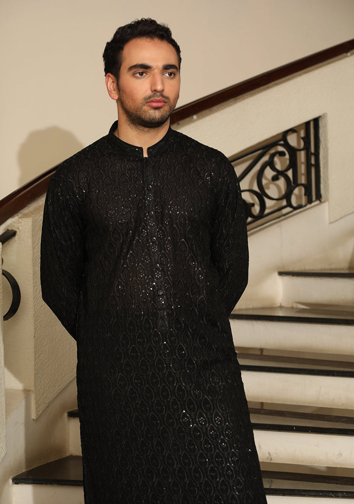 Couture Black Kurta Pajama