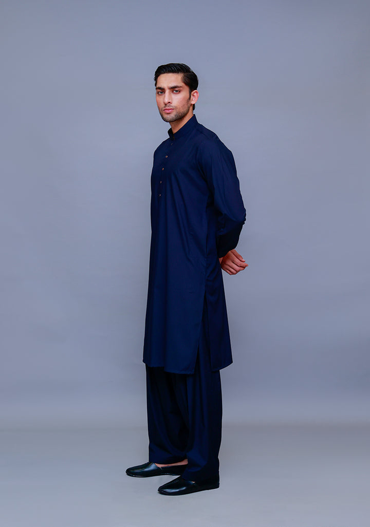 Basic Poly Viscose Salute Classic Fit Suit