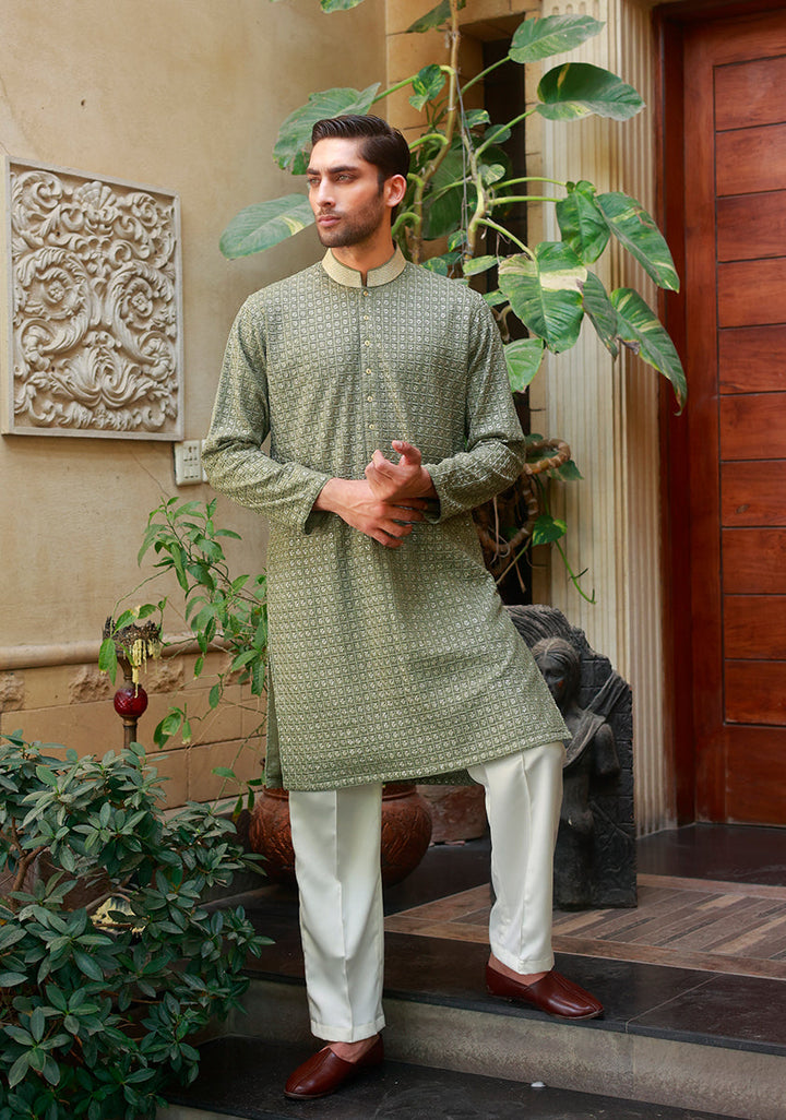 Couture Green Kurta Pajama