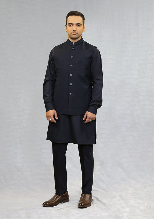 Suiting Dark Sapphire  Slightly Defected Waistcoat