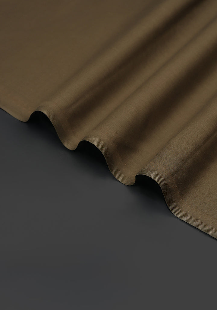 Poly Viscose Olive Night Fabric