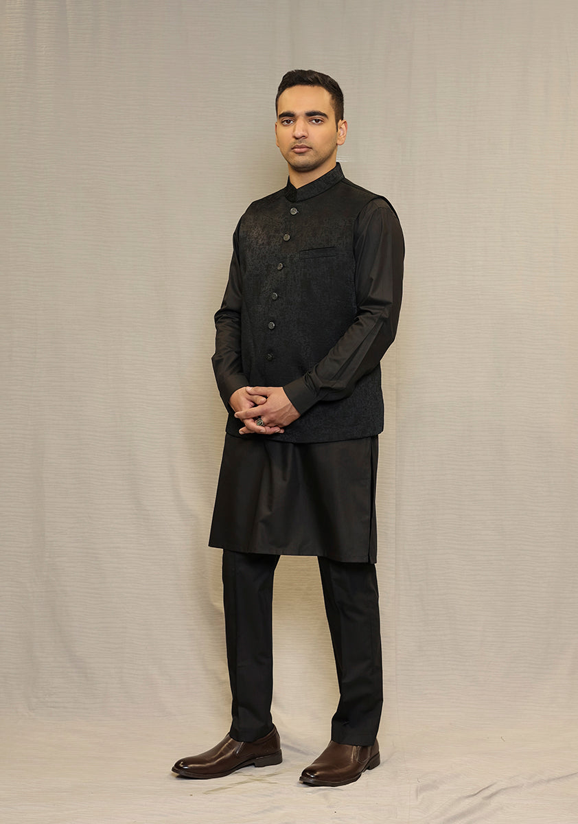 Kambal Jamawar Tap Shoe Traditional Waistcoat