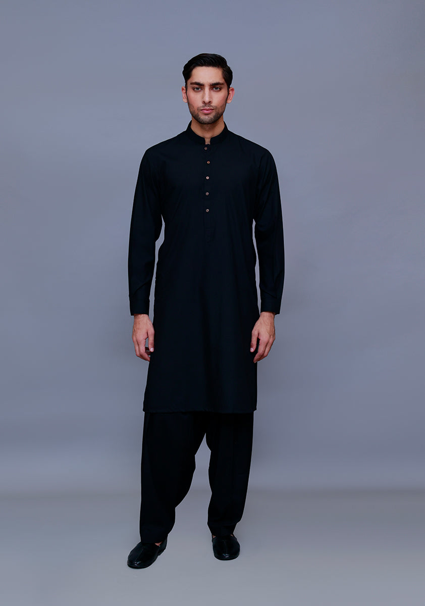 PV Tap Shoe Slim Fit Plain  Kameez Shalwar
