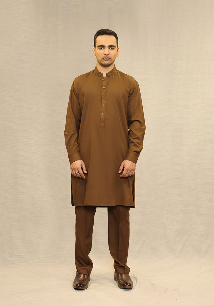 Poly Viscose Breen Slim Fit Suit