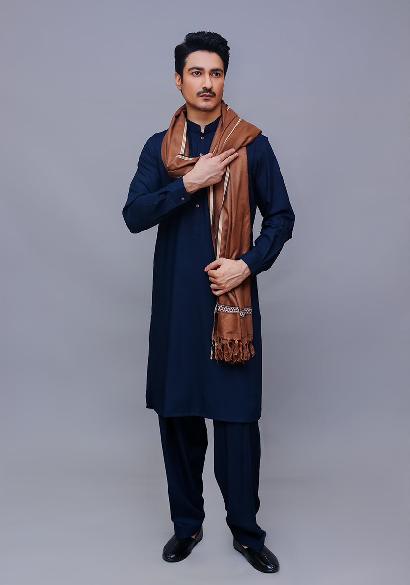 Basic Woolen Cathay Spice Traditional Shawl