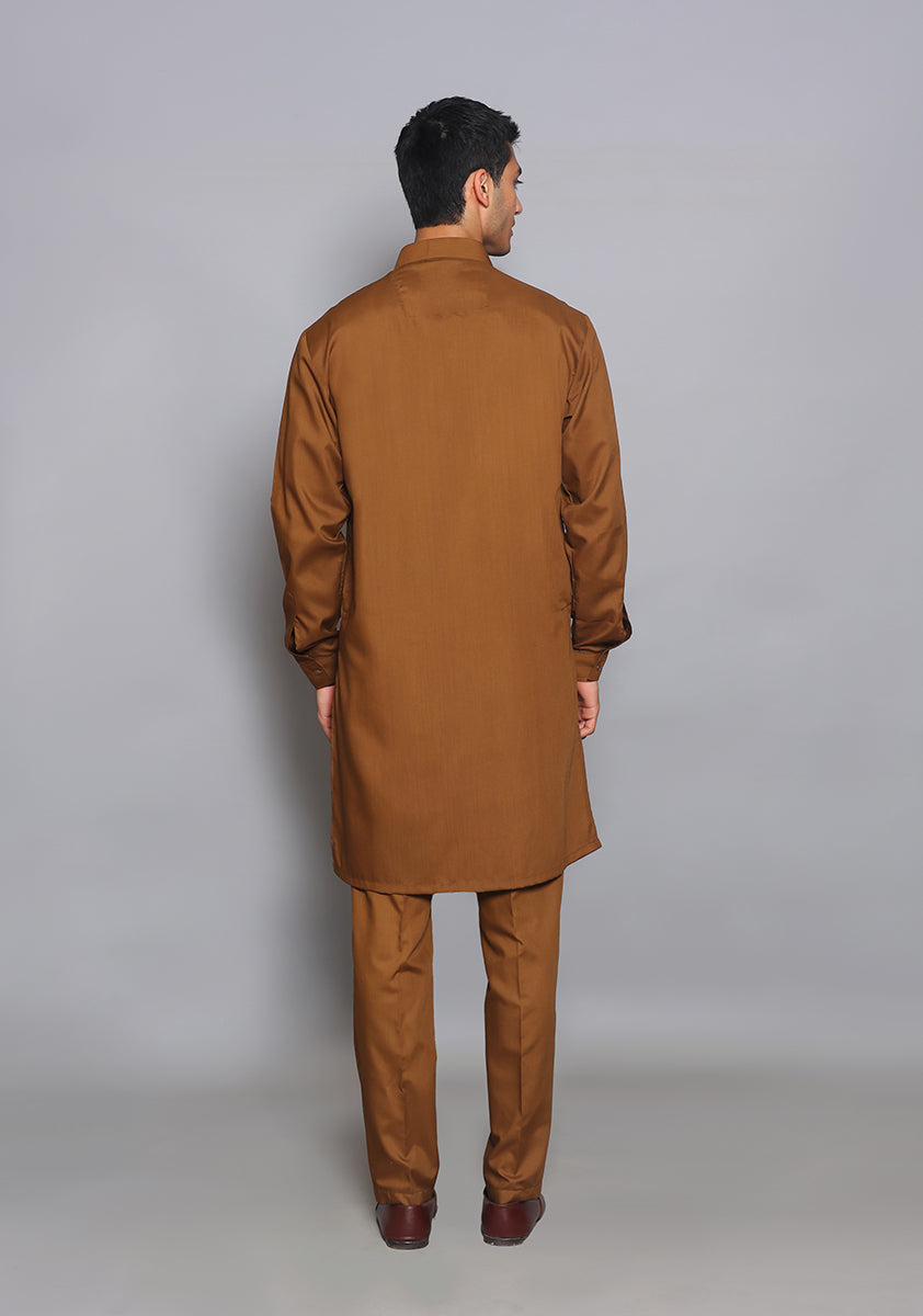 Poly Viscose Breen Slim Fit Suit