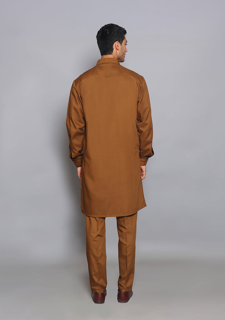 Poly Viscose Breen Slim Fit Suit