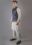 Classic Jamawar Outer Space Traditional Waistcoat