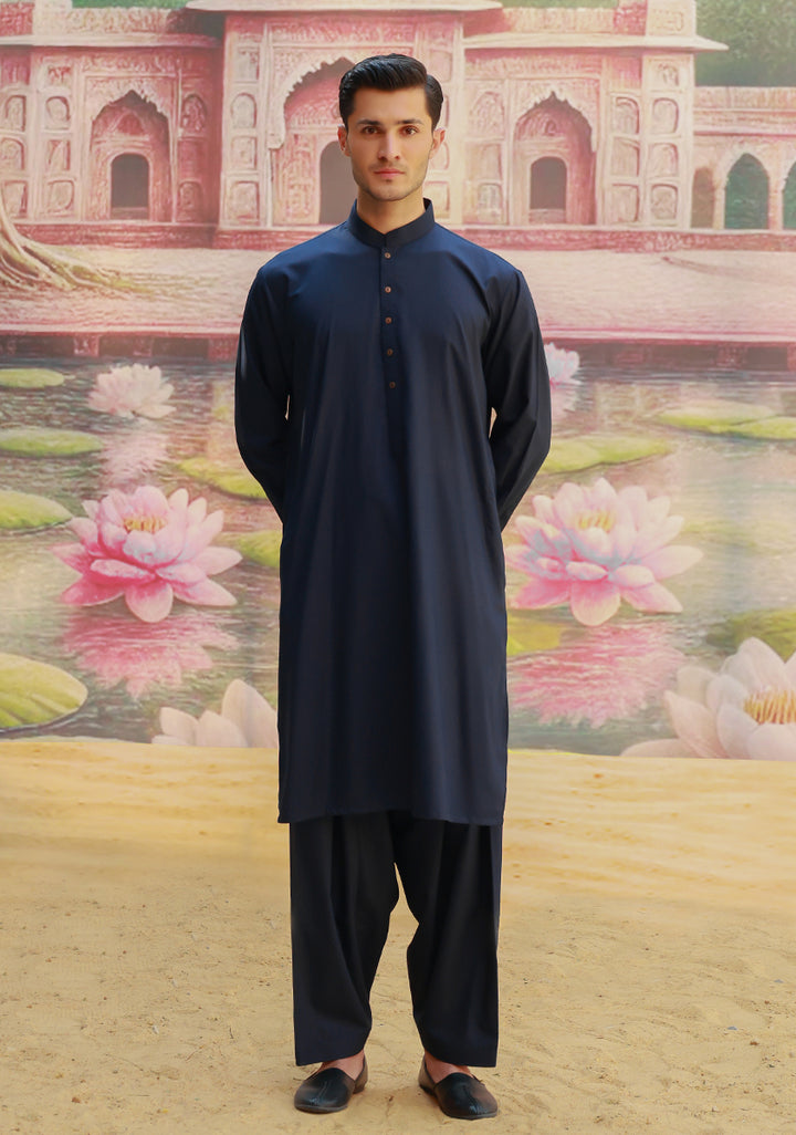 Poly Viscose Outer Space Classic Fit Slightly Defected  Suit