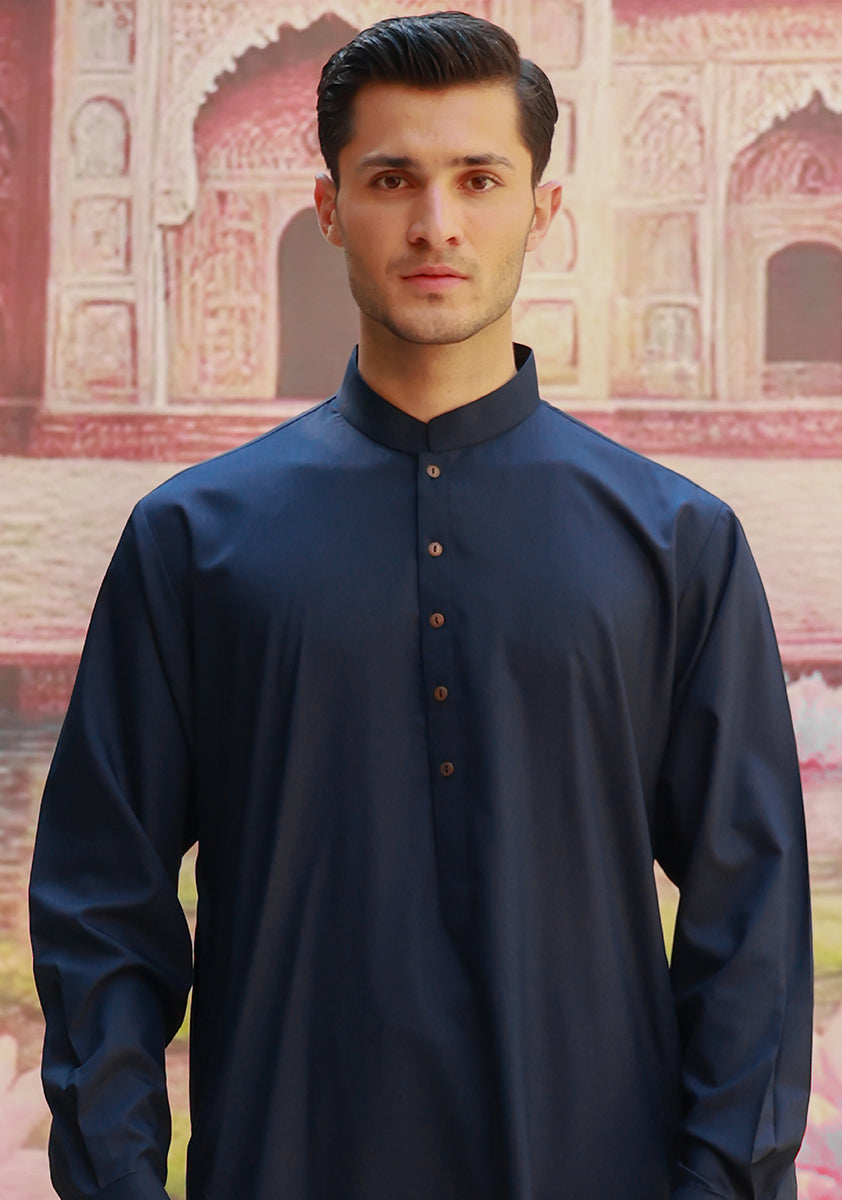 Poly Viscose Outer Space Classic Fit Slightly Defected  Suit