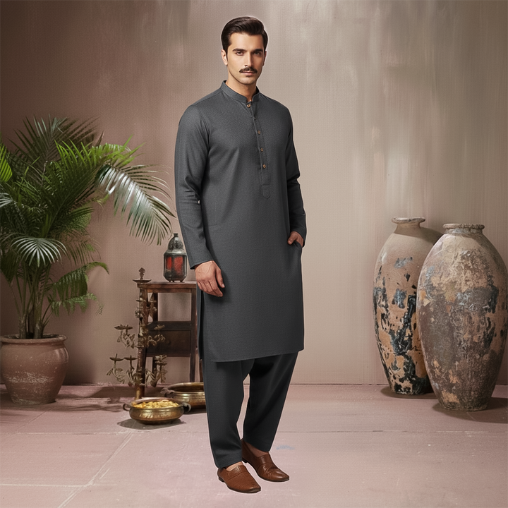 Poly Viscose Graphite Classic Fit Suit