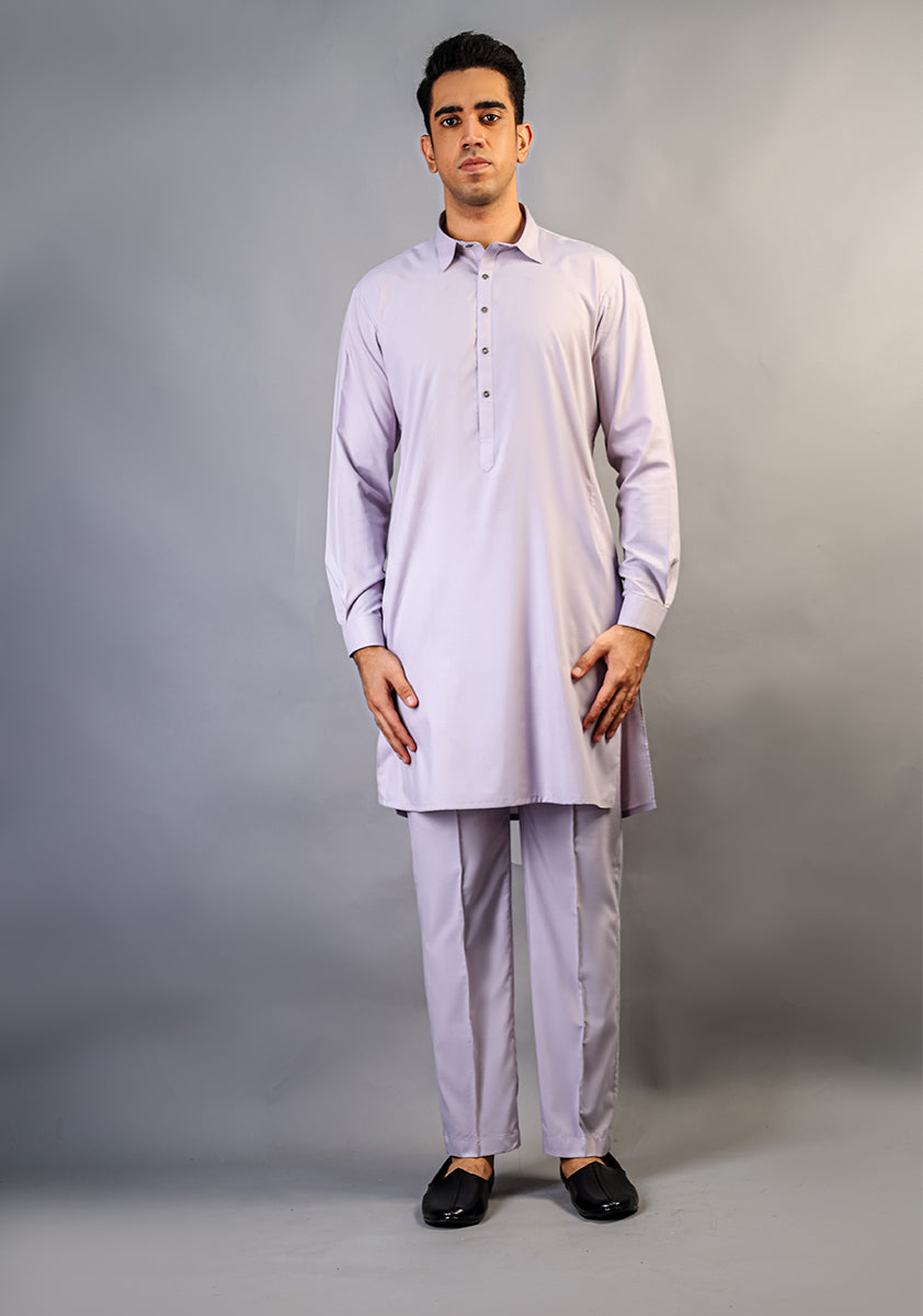 Basic Poly Viscose Iris Slim Fit Suit