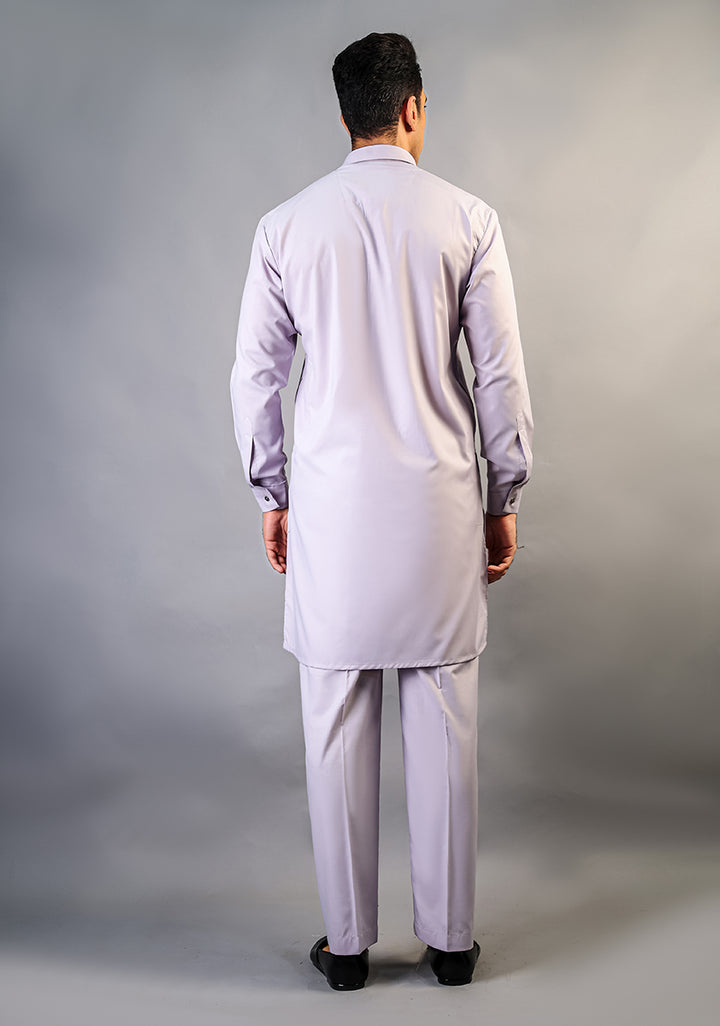 Basic Poly Viscose Iris Slim Fit Suit