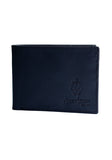 Bi Fold Blue Men Leather Wallet