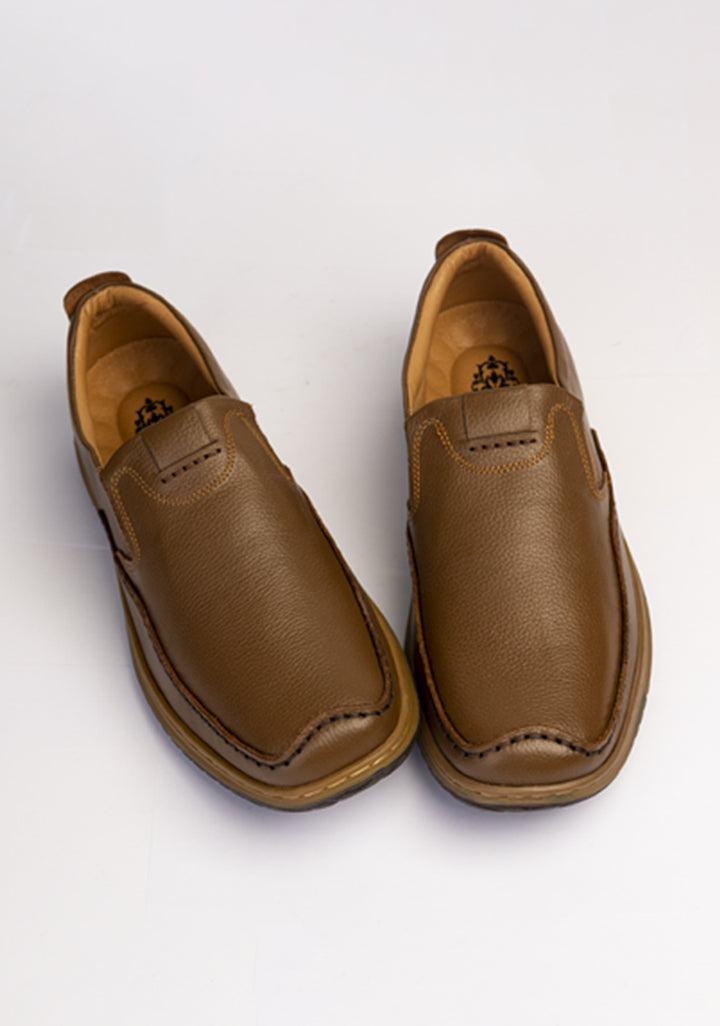Men's Classic Leather Brown Shoes