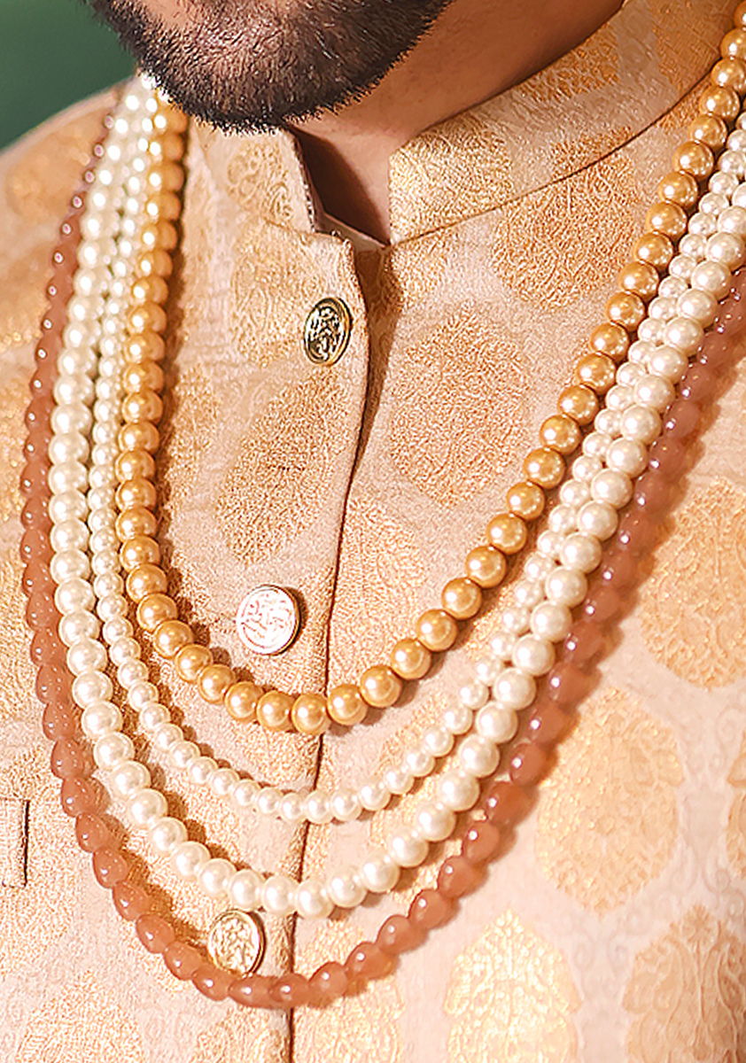 Traditional Pearls Cream Necklace