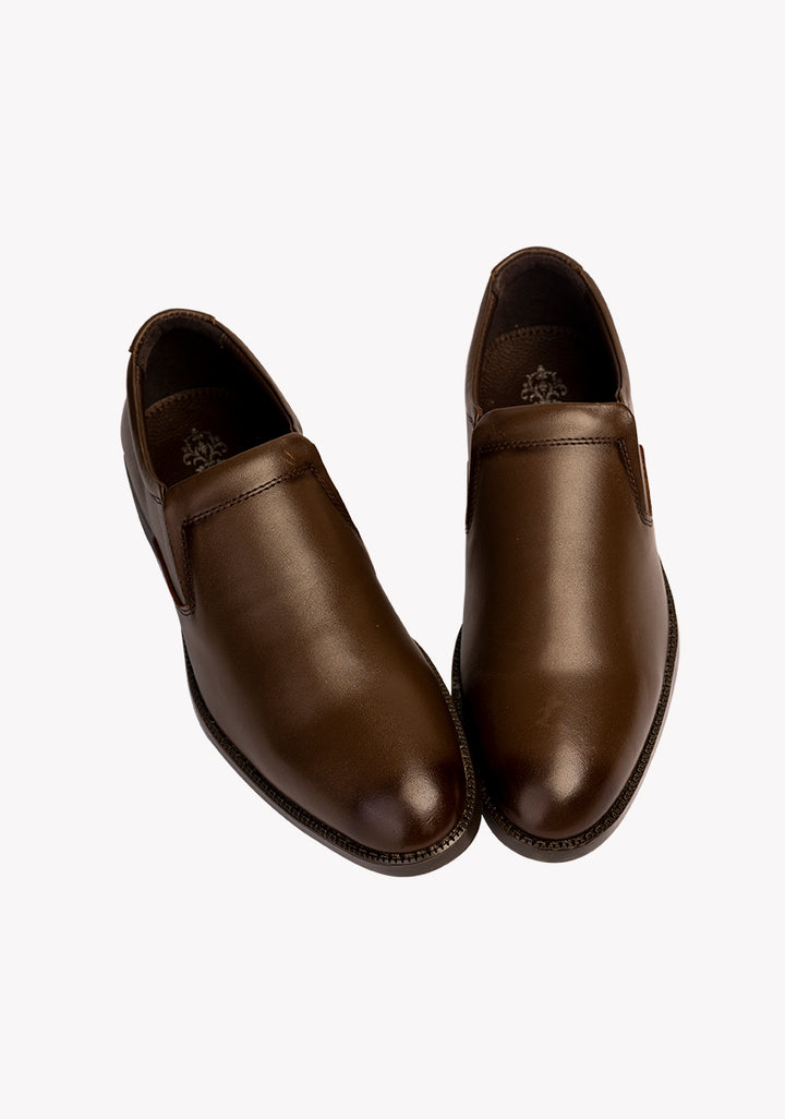Men's Classic Leather Brown Shoes