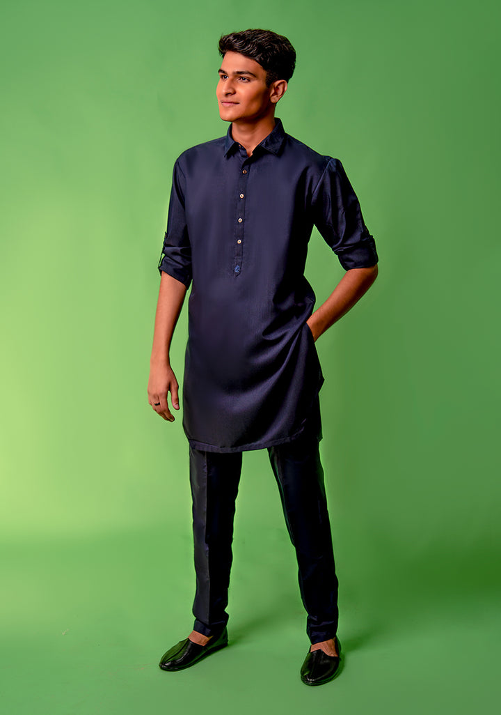 Basic Poly Viscose OuterSpace Modern Fit Suit