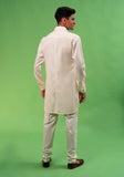 Basic Poly Viscose Vanilla Ice Modern Fit Suit