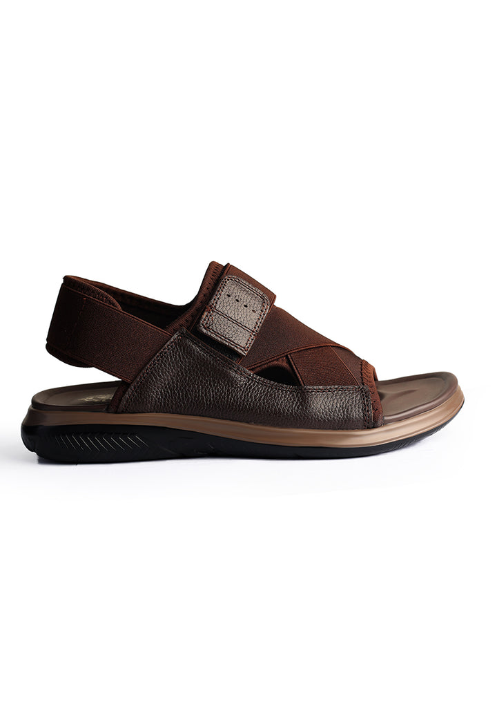 Men's Classic Leather Brown Sandal