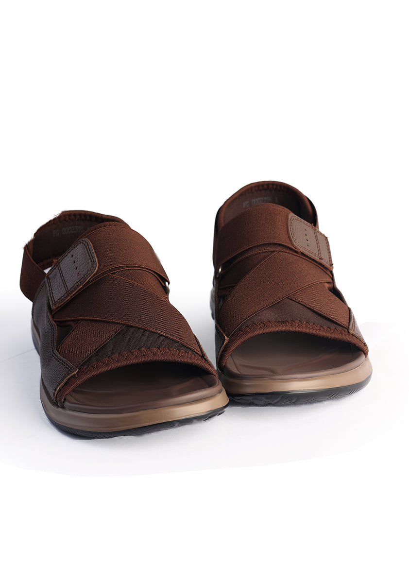 Men's Classic Leather Brown Sandal