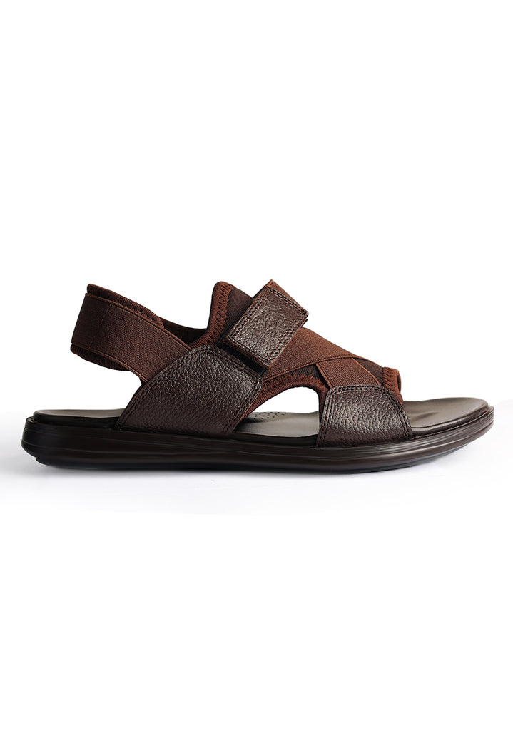 Men's Classic Leather Brown Sandal – Amir Adnan