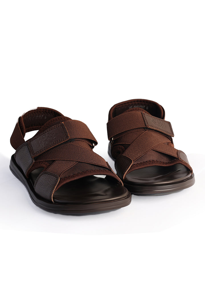 Men's Classic Leather Brown Sandal